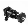 Camera Tripod 1/4 Hot Shoe Adapter Flash Light Bracket Holder Mount Cradle Ball Head With Lock