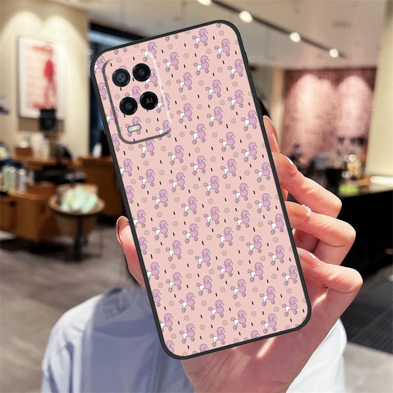 Пудели мультяшные Девчачий милый чехол для Oppo A94 A54 A40 A60 A80 A98 A78 A18 A38 A58 A16 A76 A96 A17 A77 A74 A57S A15