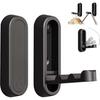 Folding Coat Hooks, Foldable Gold Wall Hooks Heavy Duty Foldable Hook Bathroom Towel Hooks Robe Hooks Wall Mounted for Hanging Coat Towels Clothes