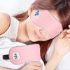 Sugarman Hot Eye Mask USB Rechargeable Eye Mask Cordless Reusable Eye Warmer 3 Stage Heating Vibration Mode Comes with Gel Eye Mask Automatic Off
