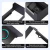 Doorbell Ring Covers Anti-Glare Sun Protection Protector Cover Black Steel Doorbell Protector Windproof Door Bell Covers