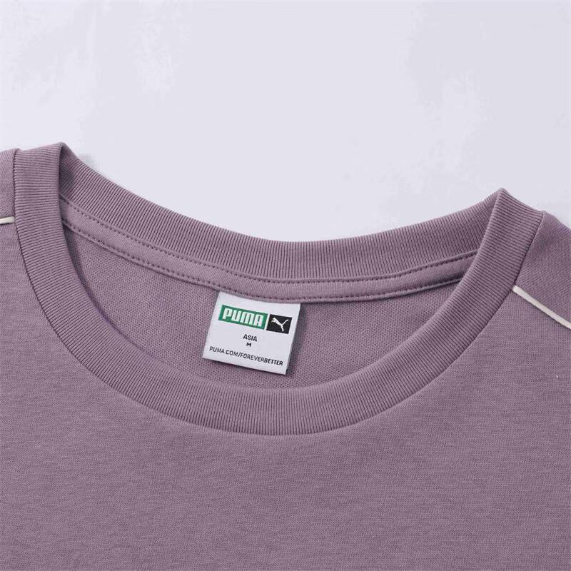 Puma Swxp Ur Shortsleeve Tee Fashion Comfortable Casual Round Neck Pullover Short Sleeve T-Shirt Unisex Tops Light-Purple 628487-30