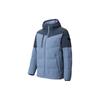 Пуховик Training Series Color Block с капюшоном и молнией, мужская верхняя одежда, китовый плавник, синий, древняя стена, серый 152347910-2