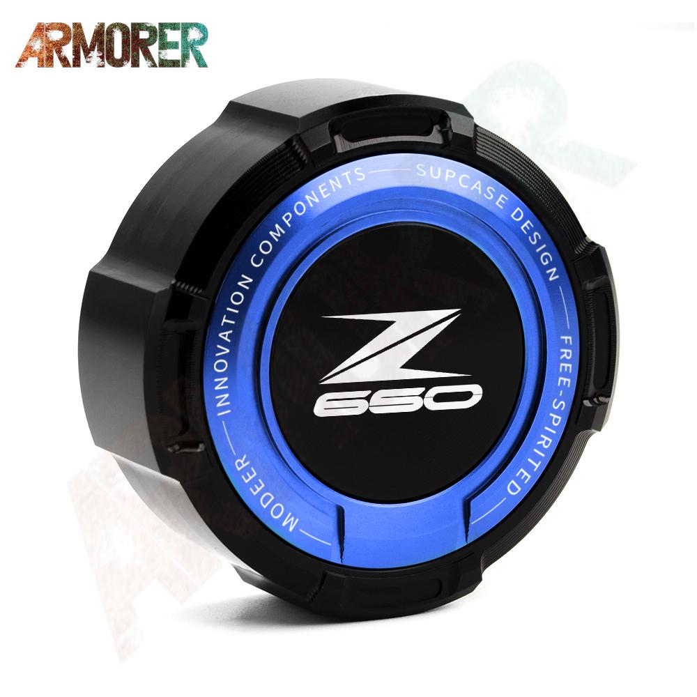 Для KAWASAKI Z 650 750 900 1000 Z650 Z750 Z900 Z1000 мотоцикла с ЧПУ алюминиевая задняя тормозная муфта, крышка резервуара для жидкости