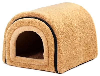 PetStyle кровать для собак и кошек, купольный домик, коврик для домашних животных, зимняя складная подстилка для домашних животных, моющийся домик для кошек, собачий домик для дома, зимний пушистый, теплый, стильный куполообразный домик для домашних животных