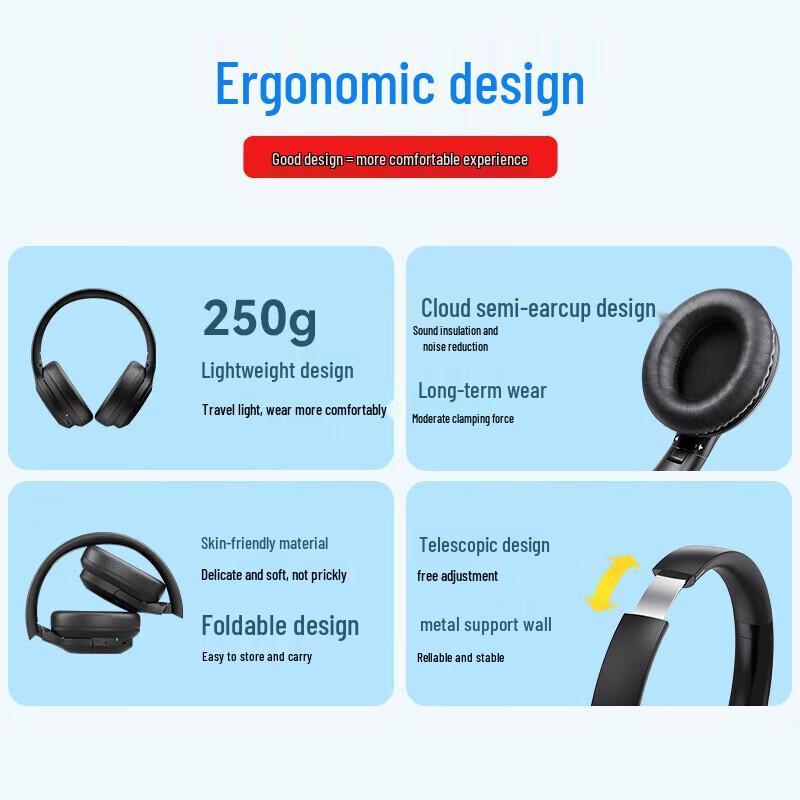 Беспроводные Bluetooth-наушники aigo WY100 с шумоподавлением