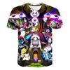 Футболки Undertale Sans Игра 3D Печать Летняя Детская Харадзюку Футболка Оверсайз Унисекс Мода Свободная Детская Одежда для Мальчиков