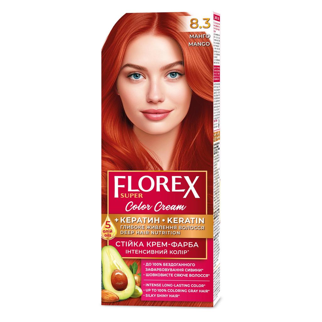 Florex Super Permanent Hair Dye Cream - Give Your Hair Deep Nourishment, Makes Your Hair Soft and Silky-shiny.