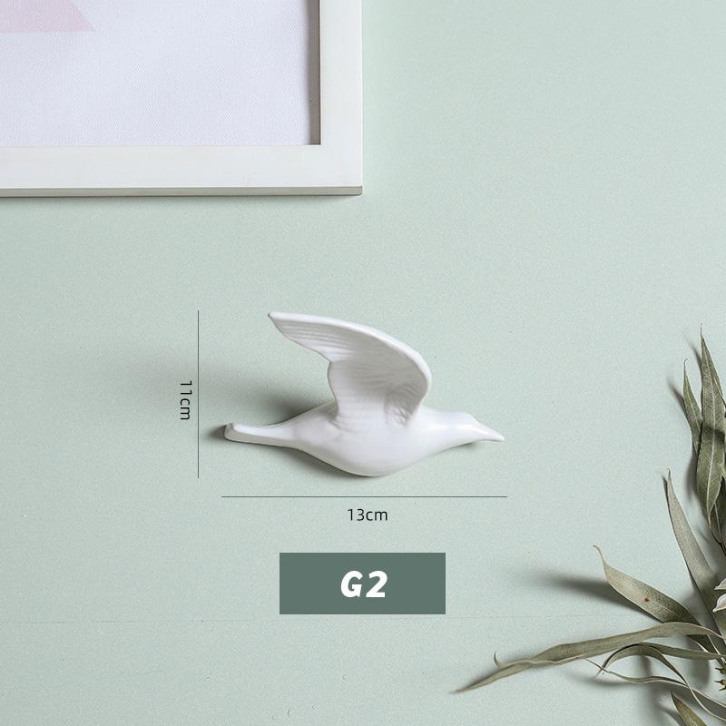 3D Керамические Птицы Настенный Подвесной Кулон Домашние Украшения Декор для ТВ-фона Ремесла Декор для Подвешивания в Гостиной Ручная работа