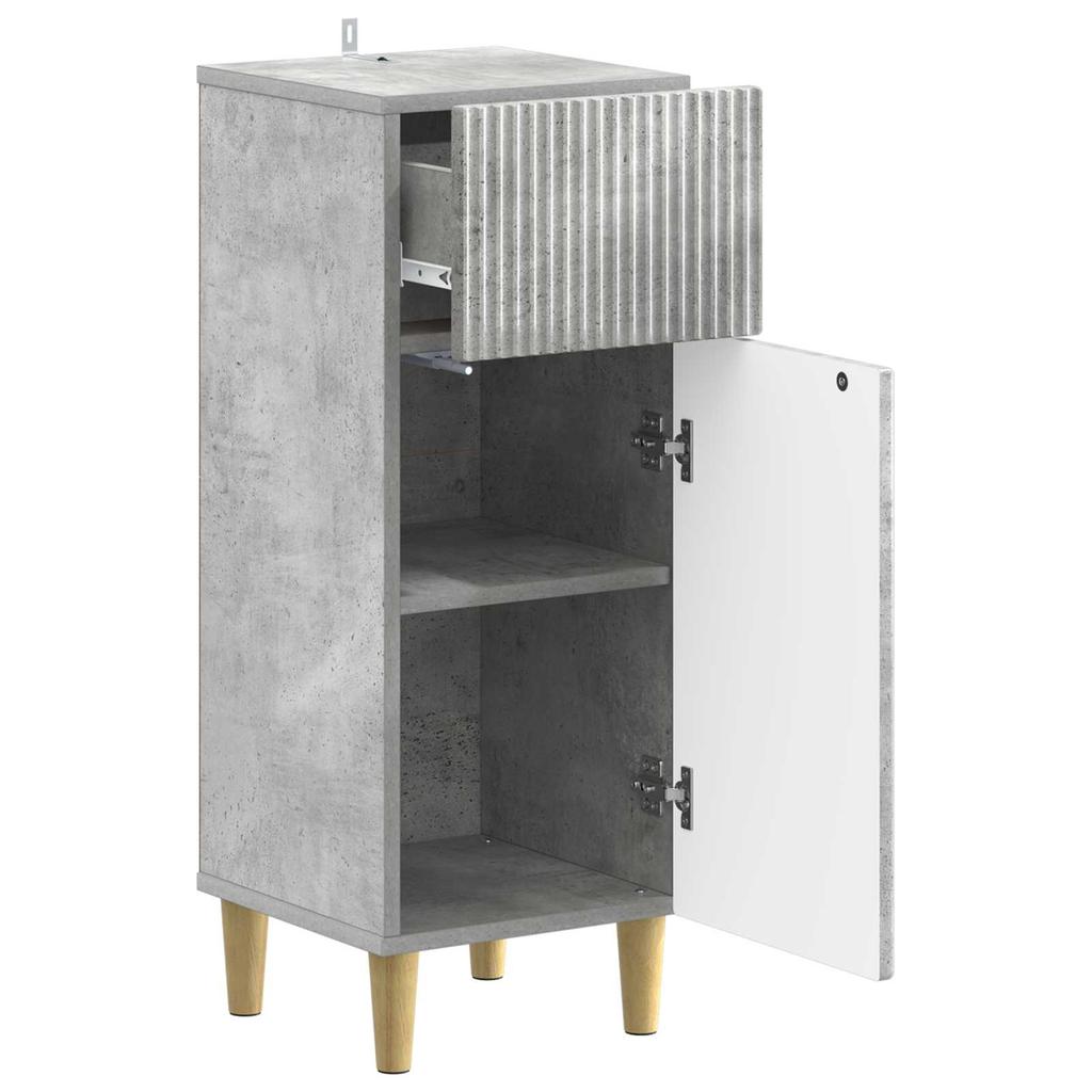 Bathroom Storage Cabinet ARNHEM Concrete Grey