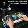 Детский DJ-контроллер Музыкальная игрушка Микшер с микрофоном Светодиодная подсветка Электронная музыкальная игра DJ-вертушка Для детей Подарки на день рождения