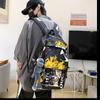 Fashion Shoulders School Bags Nylon Teenagers Backpack Breathable Girls Boy Schoolbag Large Capacity Graffiti Bookbags