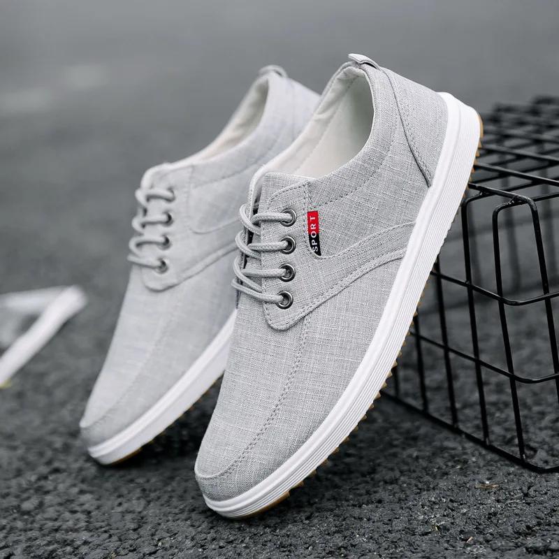 Casual Shoes Fashion Canvas Shoes for Men 2024 New Men's Loafers Comfortable Breathable Male Sports Shoes Zapatillas Informales