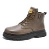 Осенняя обувь высокие ботинки Мартина британские ретро ботинки на платформе нескользящие уличные повседневные короткие ботинки кожаная обувь