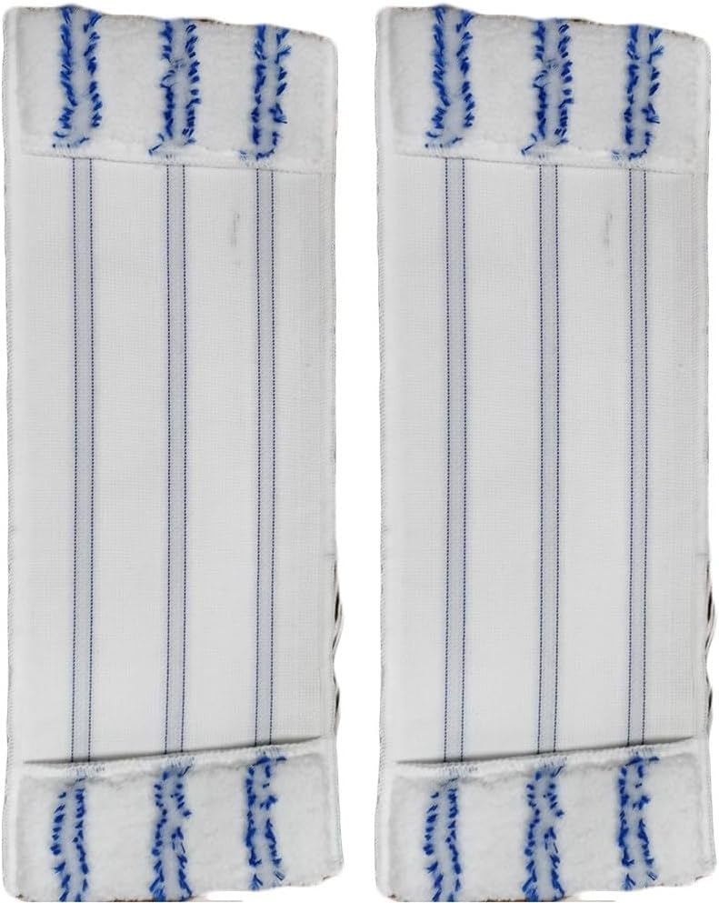 Microfiber Mop: 40 x 15 cm Washable Pads Remove Footprints and Oil Stains - Floor Cleaning Pads for Polti Vaporetto Steam Cleaners