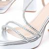 Sandalia De Tacón Para Mujer.  Montevita  Festsand5  88522