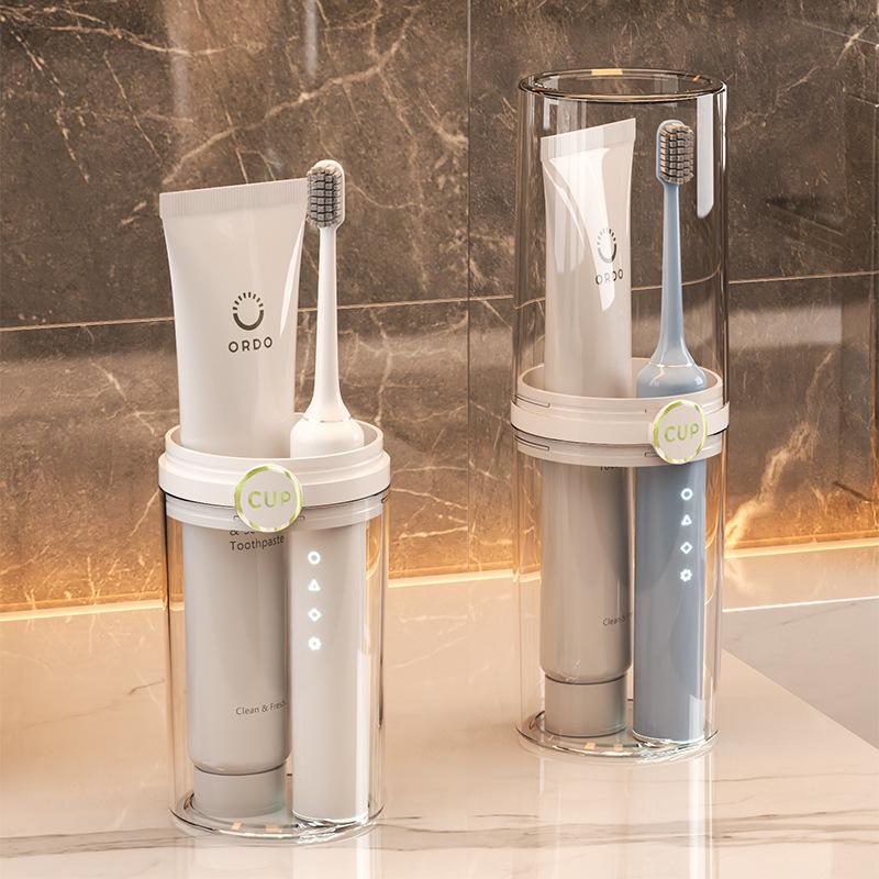 Travel Toiletry Cup, Toothbrushing Mouthwash Cup, Household Cup, Portable Couple Toothbrush Case, Travel Portable