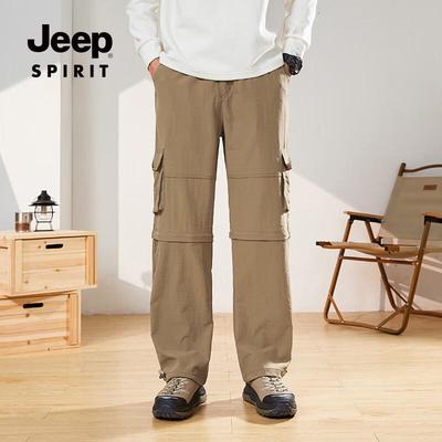 Мужские свободные прямые брюки карго JEEP SPIRIT