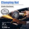 Угловая шлифовальная машина SDS быстросъемная гайка металлическая стопорная гайка для совместимых шлифовальных машин Bosch AEG, Hitachi, Metabo, Makita Platen Steel
