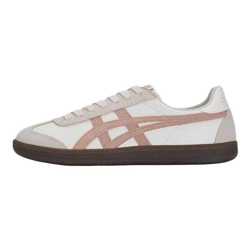 ONITSUKA TIGER Tokuten Противоскользящие Износостойкие Низкие Кеды для Скейтборда Унисекс Бежевые Белые Коричневые Кроссовки 1183C086-103