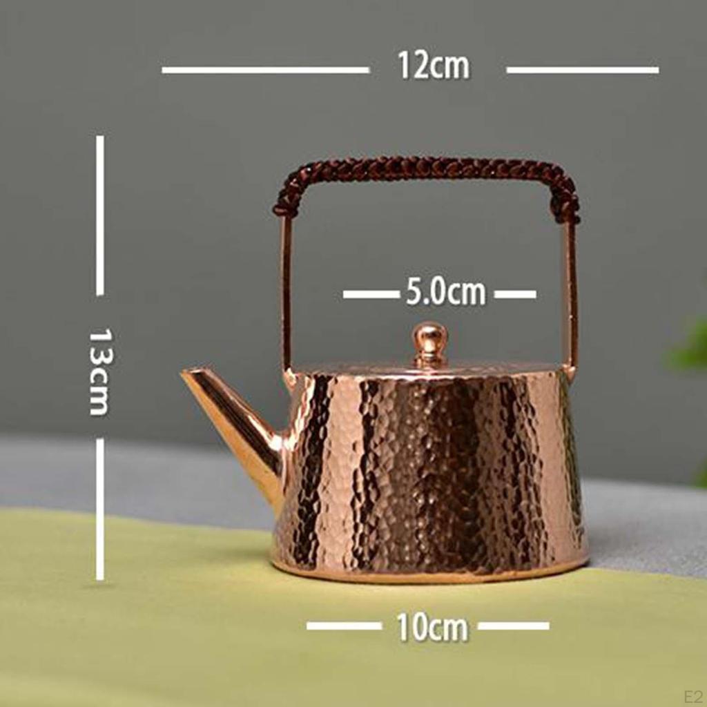 Медный чайник для воды, чайник для кунг-фу, для походов на открытом воздухе, ресторан