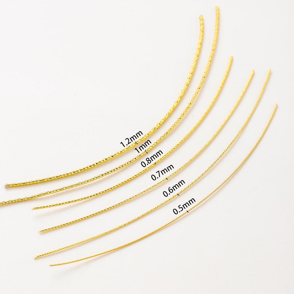 Позолоченная 14-каратным золотом кованая медная проволока для изготовления украшений своими руками - Древний витой стиль