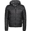 Mens Crossover Hooded Padded Outdoor Jacket