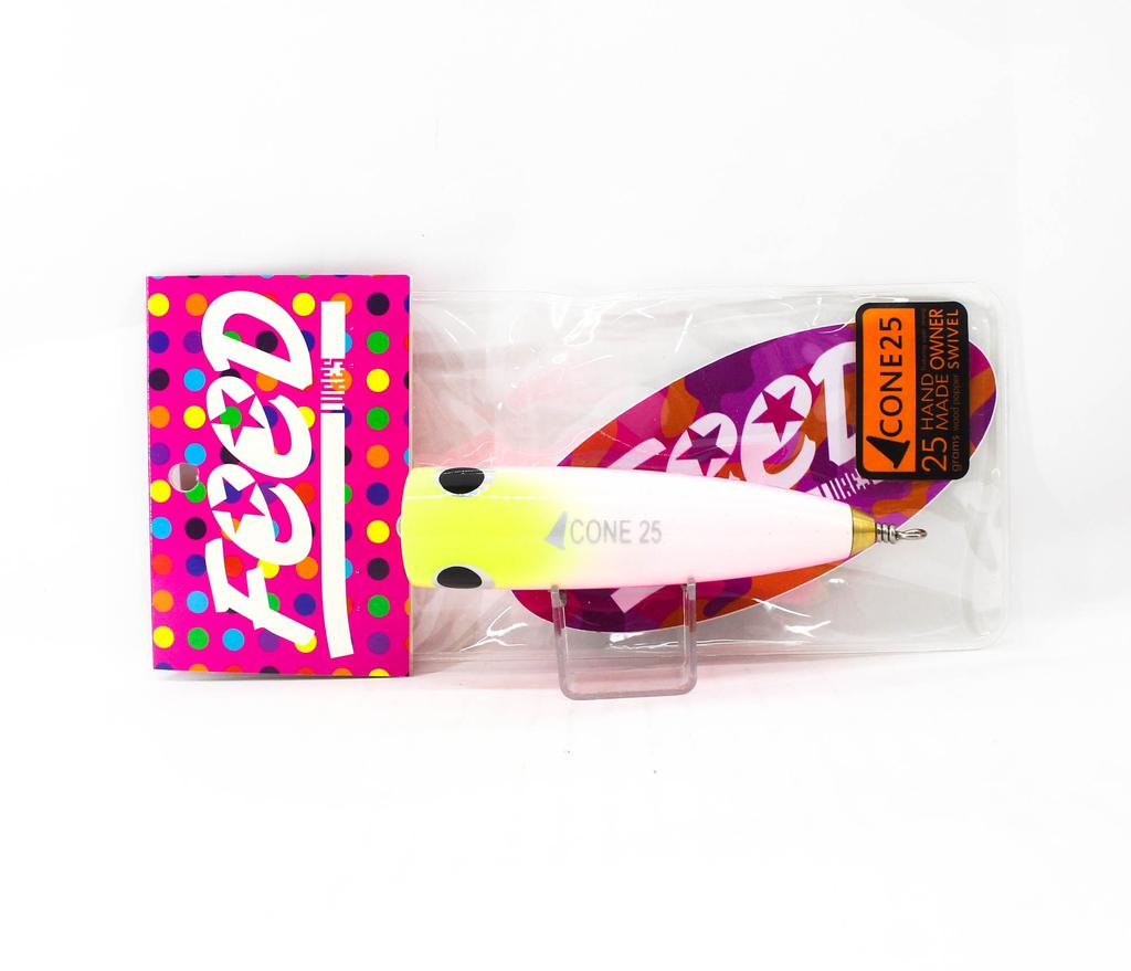 Feed Cone 25 Hand Made Wood Popper Floating Lure 25 Grams 32 (4032)