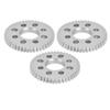 3Pcs Spur Gear 8 Holes Aluminium 4mm Thickness 14mm Centre Hole 0.8 Module Set Kit431204140050