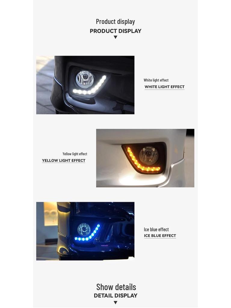 LED Daytime Running Lights for 2010-2012 Toyota Reiz (Three-Color)