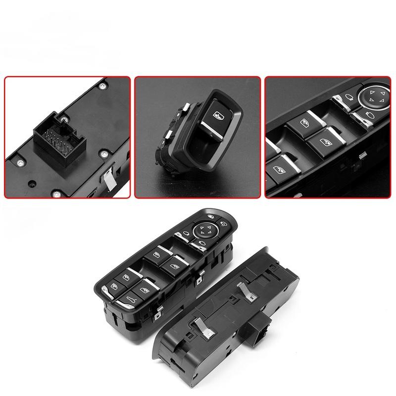 Car Electric Power Window Panel Master Control Switch Button Replacement For Porsche Panamera Cayenne Macan 2011-2016