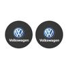 2026 Hot 2Pcs Car Coaster Water Cup Mat Non-Slip Pad For Volkswagen VW Golf Amarok Beetle GTI Magotan T-ROC T-Cross Polo Atlas ID3 Tiguan