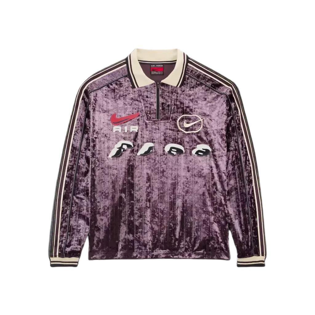 Nike X CPFM Collaboration SS25 Fashion Comfortable Versatile Polo Sweatshirt Unisex Sweatshirt Purple HJ5894-647