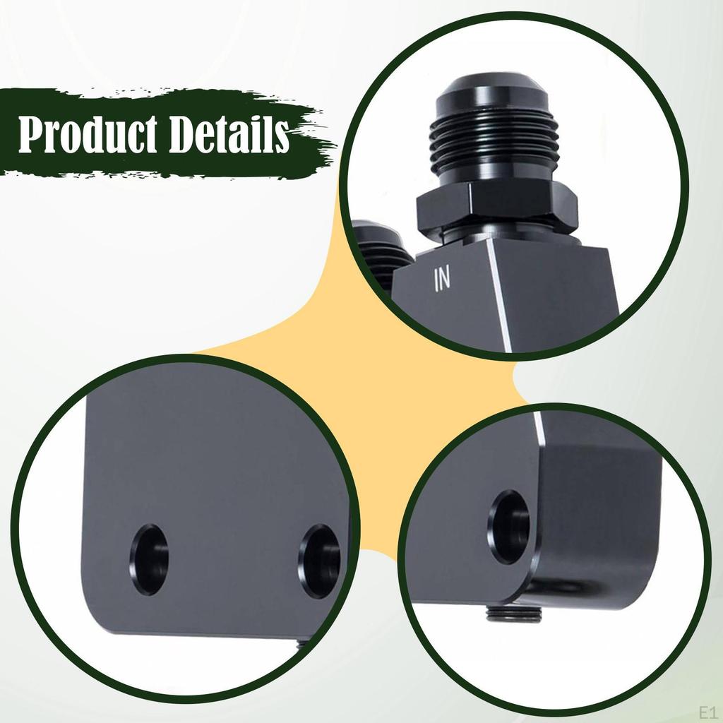 Engine Oil Cooler Adapter Kit Components Aluminum Alloy for LS9 LS6 LS2