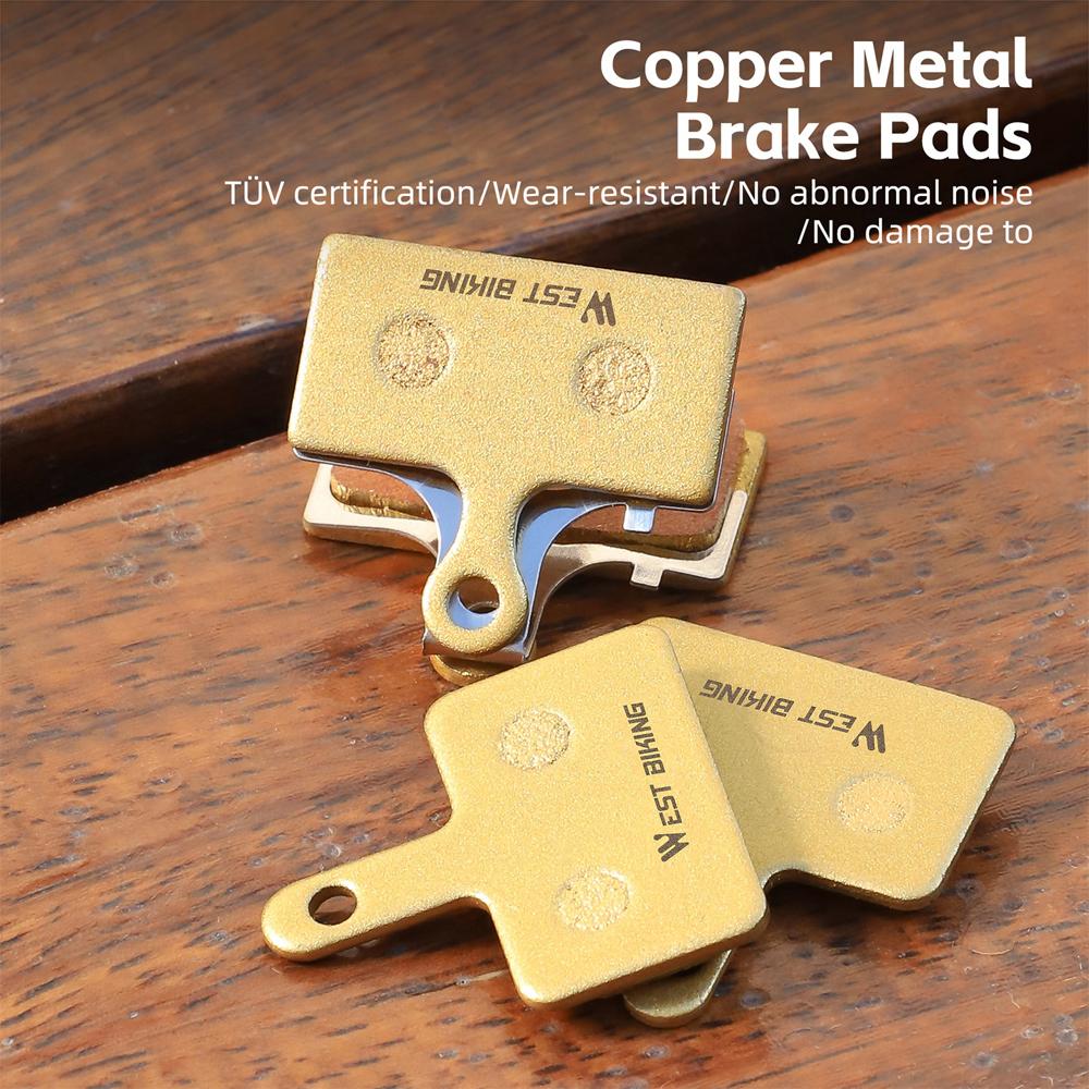 Велосипедные дисковые тормозные колодки Полуметаллические тормозные колодки на медной основе Износостойкие тормозные детали для горного велосипеда