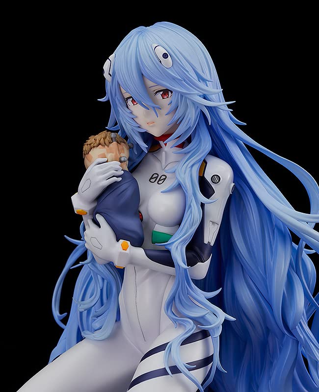 GOOD SMILE COMPANY Evangelion: New Theatrical Edition Ayanami Rei Long Hair Ver. 1/7 Scale Plastic Painted Complete Figure