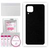 apgo Protective Skin Sticker for the Back Compatible with Huawei P40 Lite, Wrap Film, Foil, Vinyl - Pattern Matte Black