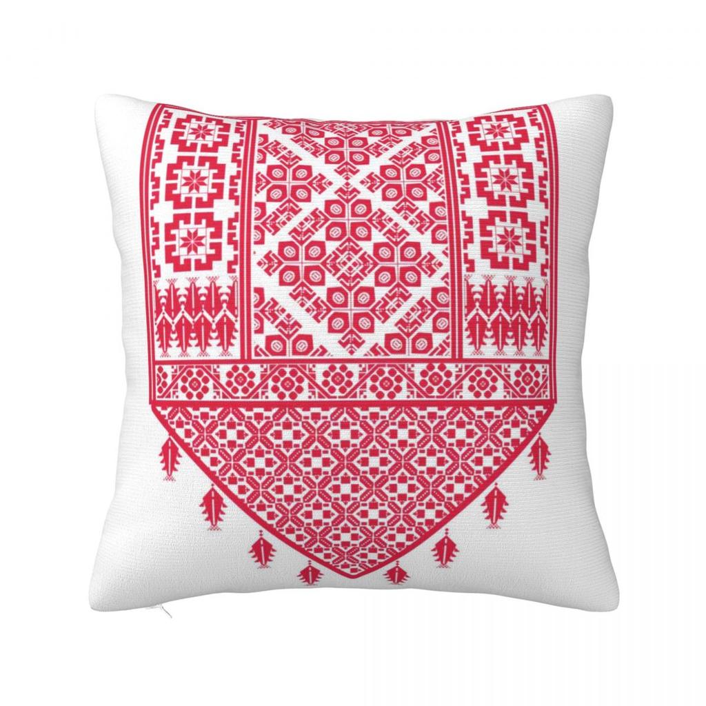 Pillow Case Palestinian Embroidery Tatreez Cross Stitch Art Square Pillow Cover Cushion Cover Pillowcases For Home Decoration