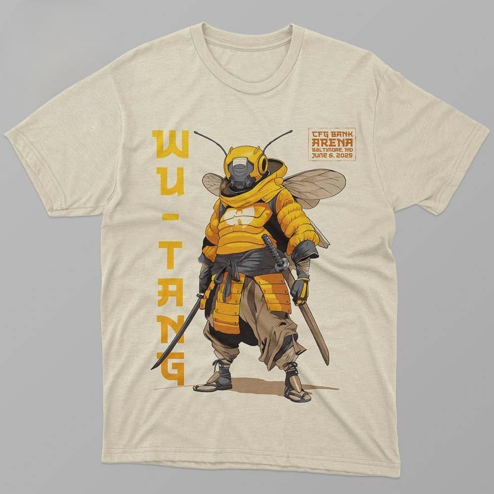 Редкий Клан Тан Балтимор Мэриленд 2026 Постер Места Проведения В CFG Bank Arena 6 Июня Артворк Killer Bee Унисекс Футболка