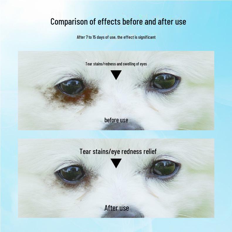 EONGOA Очищающие полотенца для лица домашних животных: Удаляет пятна от слез, желтую бороду, черный подбородок у собак и кошек.