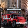 471 шт., строительные блоки для пожарной машины, классическая модель спасательной машины, кирпичи, настольное украшение, обучающая игрушка для детей, праздничные подарки