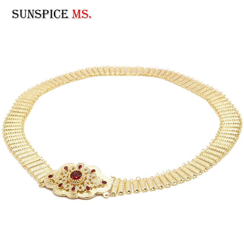 Gold Bridal Belt Metal Waist Chain Ethnic Wedding Jewelry