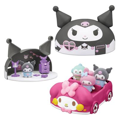 Bandai Маленький Томо Домик Персонажей Sanrio Моя Машина Специальный Цвет Sanrio Возраст 3 года и старше Набор Куроми и Мелоди, Вер.. Персонажи,