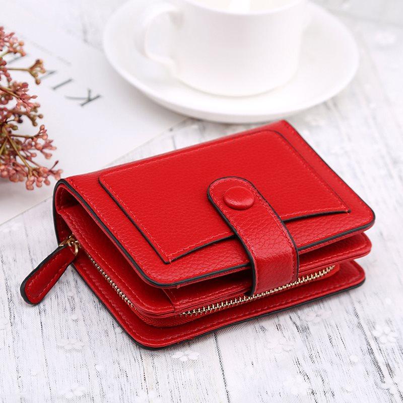 Женские кошельки Cartera, маленький кошелек, кошелек для монет, короткий кошелек на молнии, модный женский кожаный мешок для денег