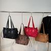 2025 Autumn & Winter Fashion New Faux Suede Square Shoulder Bags Hasp Large Capacity Commute Stylish Design Women's Tote Bags