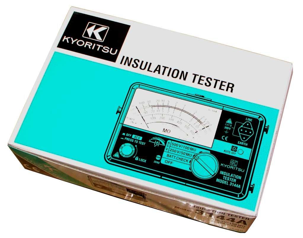 Электросчетчик Kyoritsu 3144A Kyumeg 2 диапазона малый измеритель сопротивления изоляции (КЁРИЦУ)