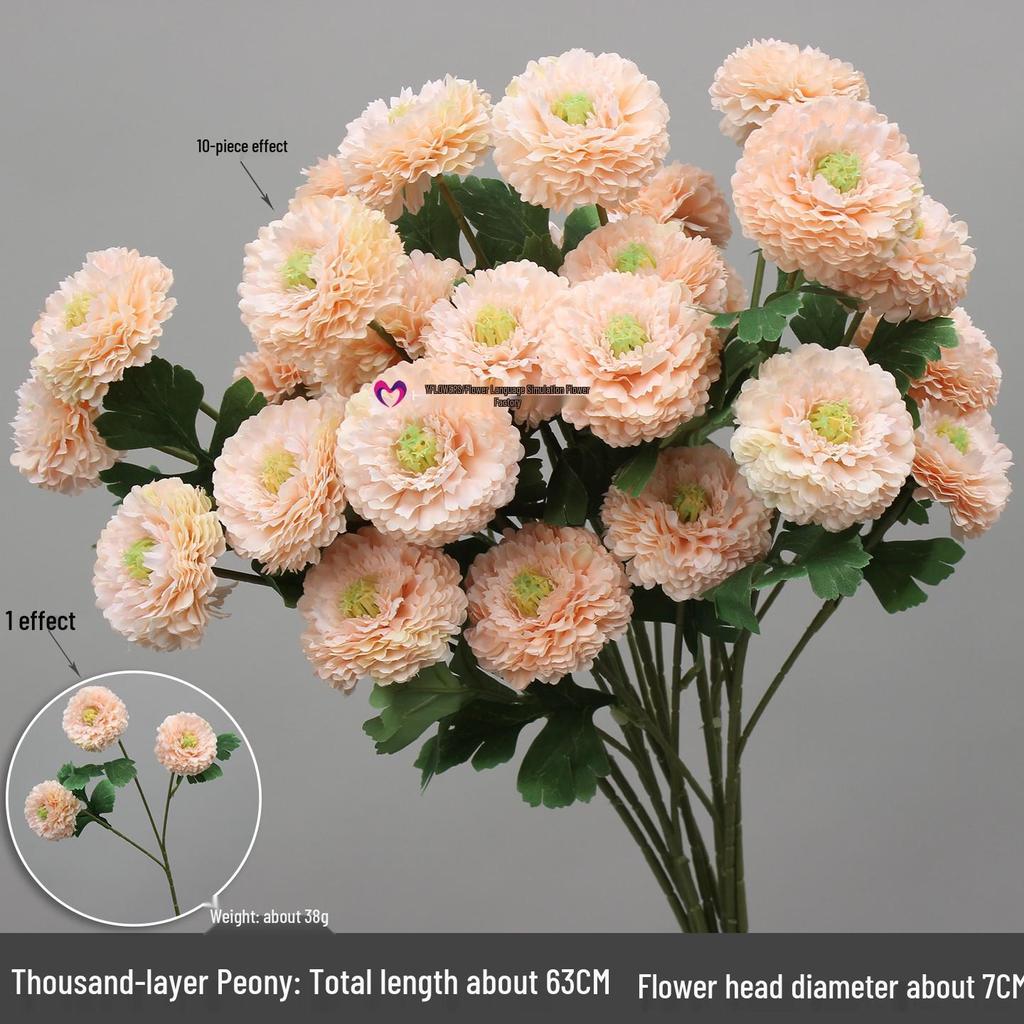 Свадебный декор из шелковых цветов шампанского - Искусственные элементы цветочного оформления потолка и прохода