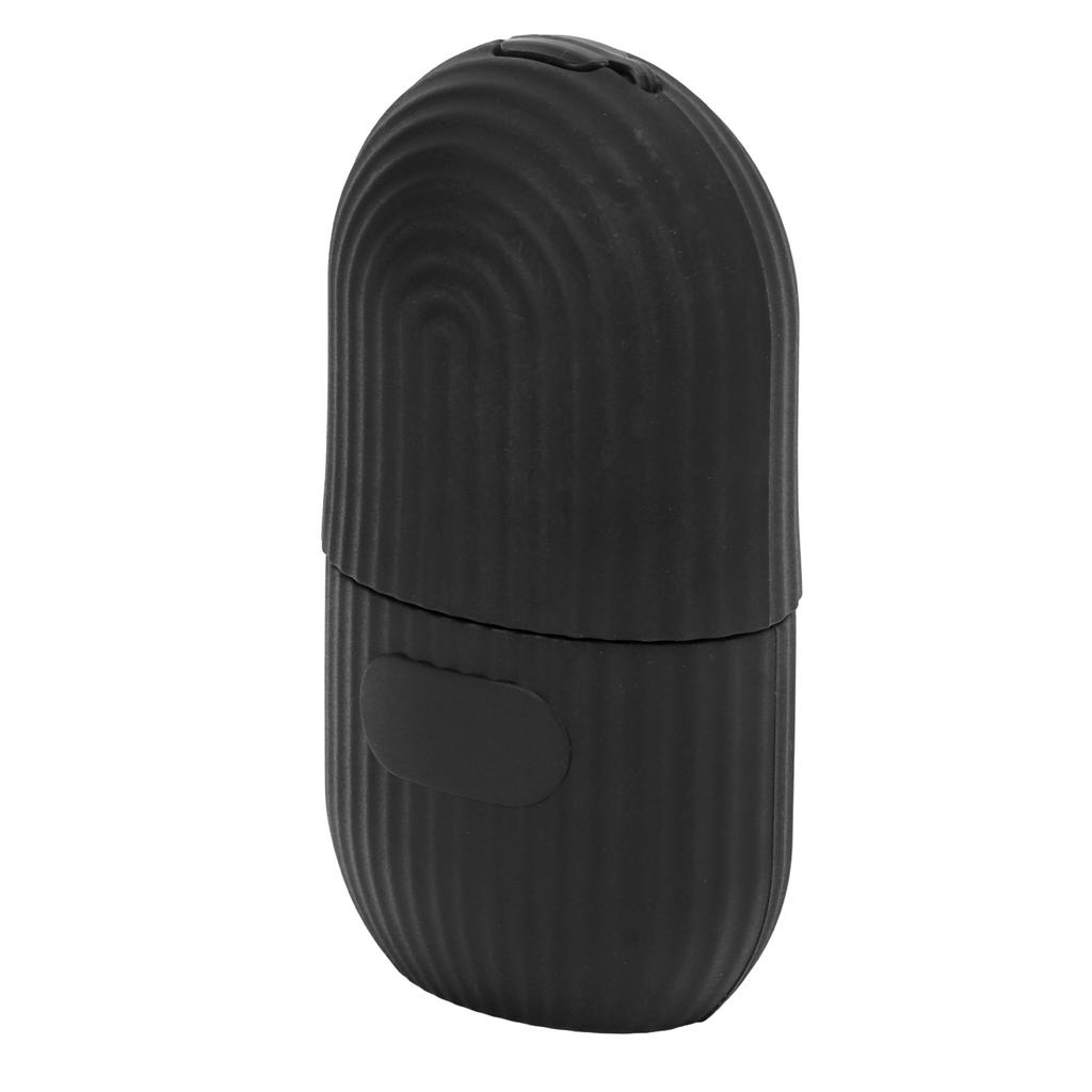 Ice Face Roller Cold Ice Mold Holder Silicone Reusable for Face Beauty DIY Facial Care Black