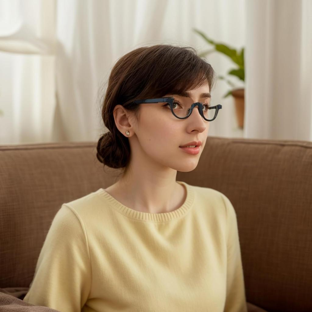 2 Pack Vintage Reading Glasses Round Durable Readers 99% Blue Light Blocking Half Frame Computer Women Men Cheaters