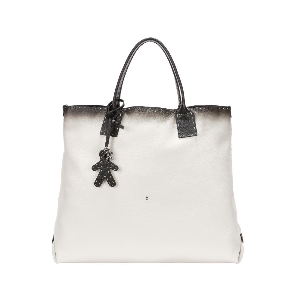 Henry Beguelin Sprayed Shopper Bovine White